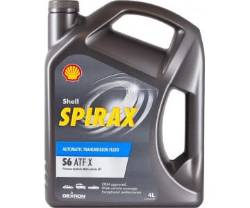 Трансмиссионное масло Shell Spirax S6 ATF X  4L